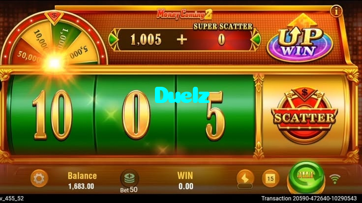 Duelz casino presented on mobile device in Pakistan with slots and live games